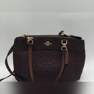 Chocolate/burgundy purse
